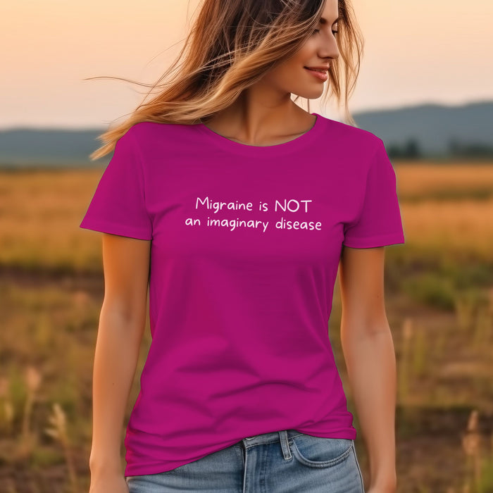 Migraine is NOT an imaginary disease - Unisex Soft Jersey Short Sleeve Tee