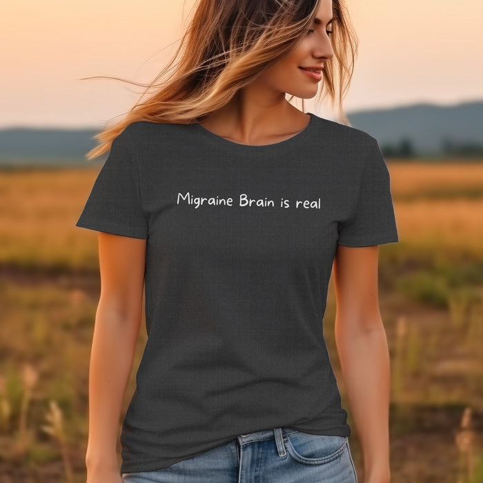 Migraine Brain is real - Unisex Soft Jersey Short Sleeve Tee