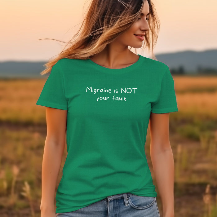 Migraine is NOT your fault - Unisex Soft Jersey Short Sleeve Tee